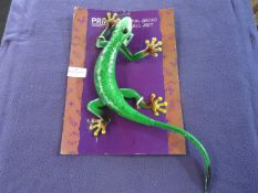 Primis - Gecko Metal Outdooor Wall Art - Unused.