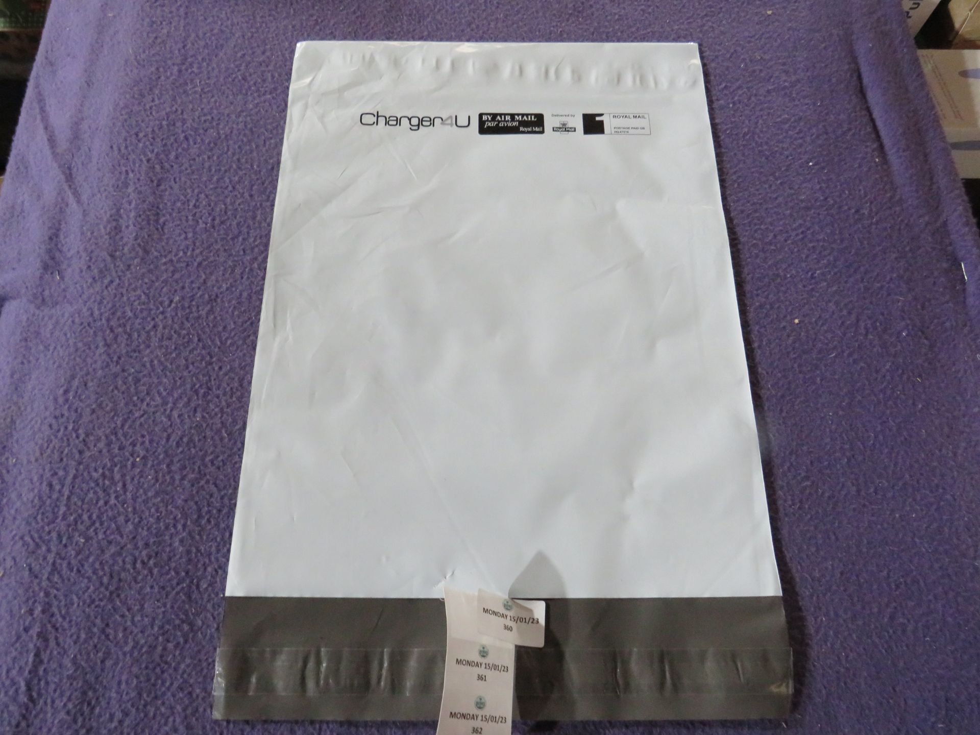 Charger4U - Grey Royal Mail Postage Bags ( 100 Per Pack ) - New & Packaged.