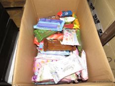 1x Box Containing Approx 20+ Various Packs of Wipes - Assorted Uses.