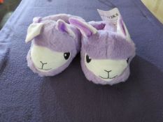 DreamLlama - Fluffy Slippers - Size 11 - Unused.