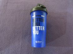 5x Blender Bottle - Blue Protein Shaker Bottle's - 600ml - New & Packaged.