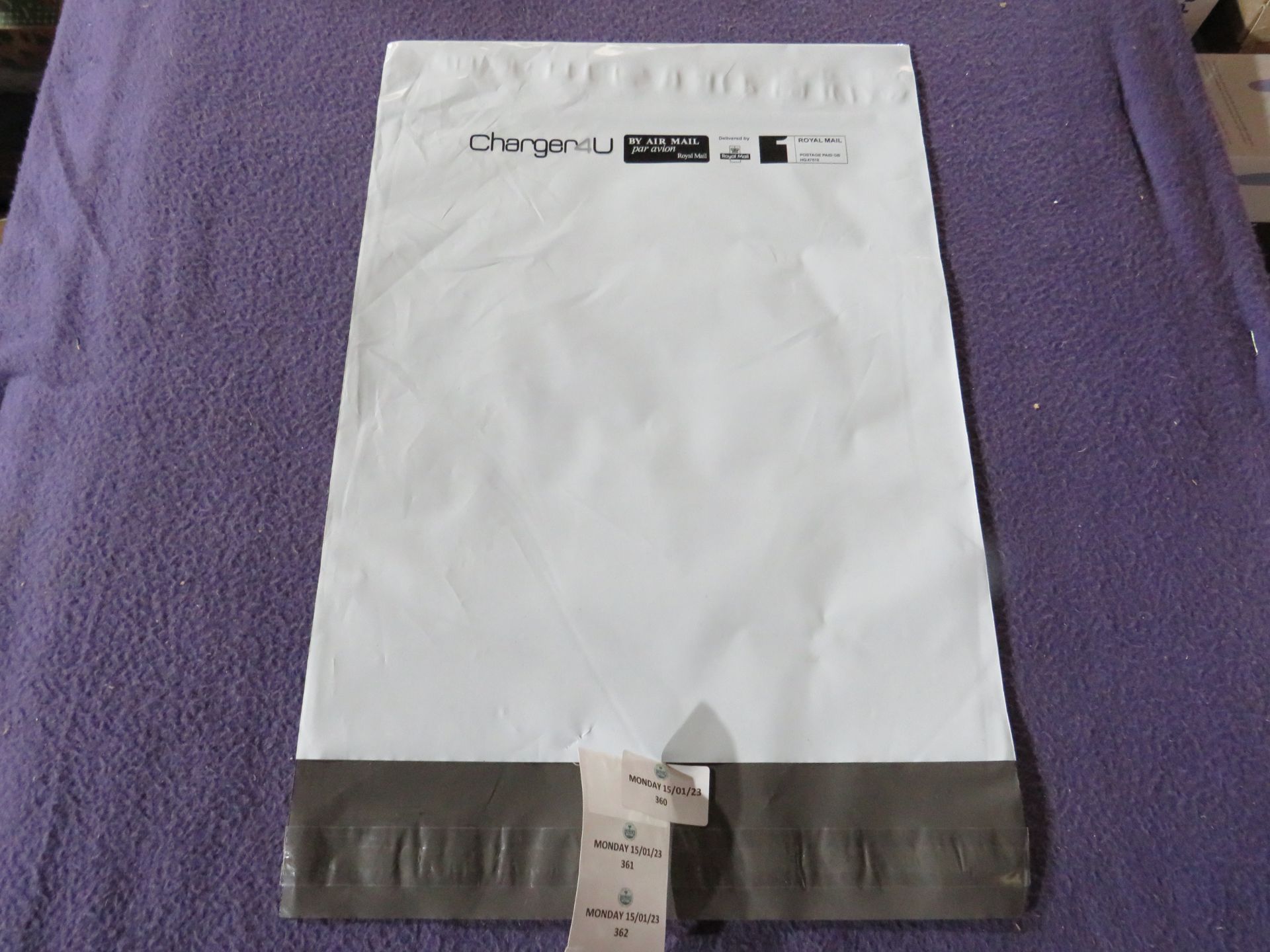 Charger4U - Grey Royal Mail Postage Bags ( 100 Per Pack ) - New & Packaged.