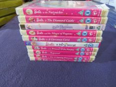 10x Barbie Movies DVD Set - Look In Good Condition.