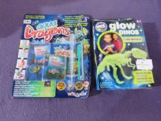 1x Glow Stars - T.Rex Glow Skeleton - Unused & Boxed. 1x Aqua Dragon - Underwater Dragon Eggs -