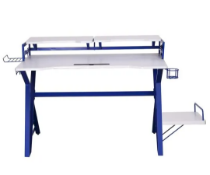 Lloyd Pascal Horizon Five Gaming Desk - White and Blue RRP œ249.00 Lloyd Pascal Horizon 5 Gaming