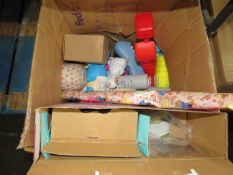 1x Box Containing Approx 15+ Assorted Items - May Be Damaged, Loose Out of Packaging.