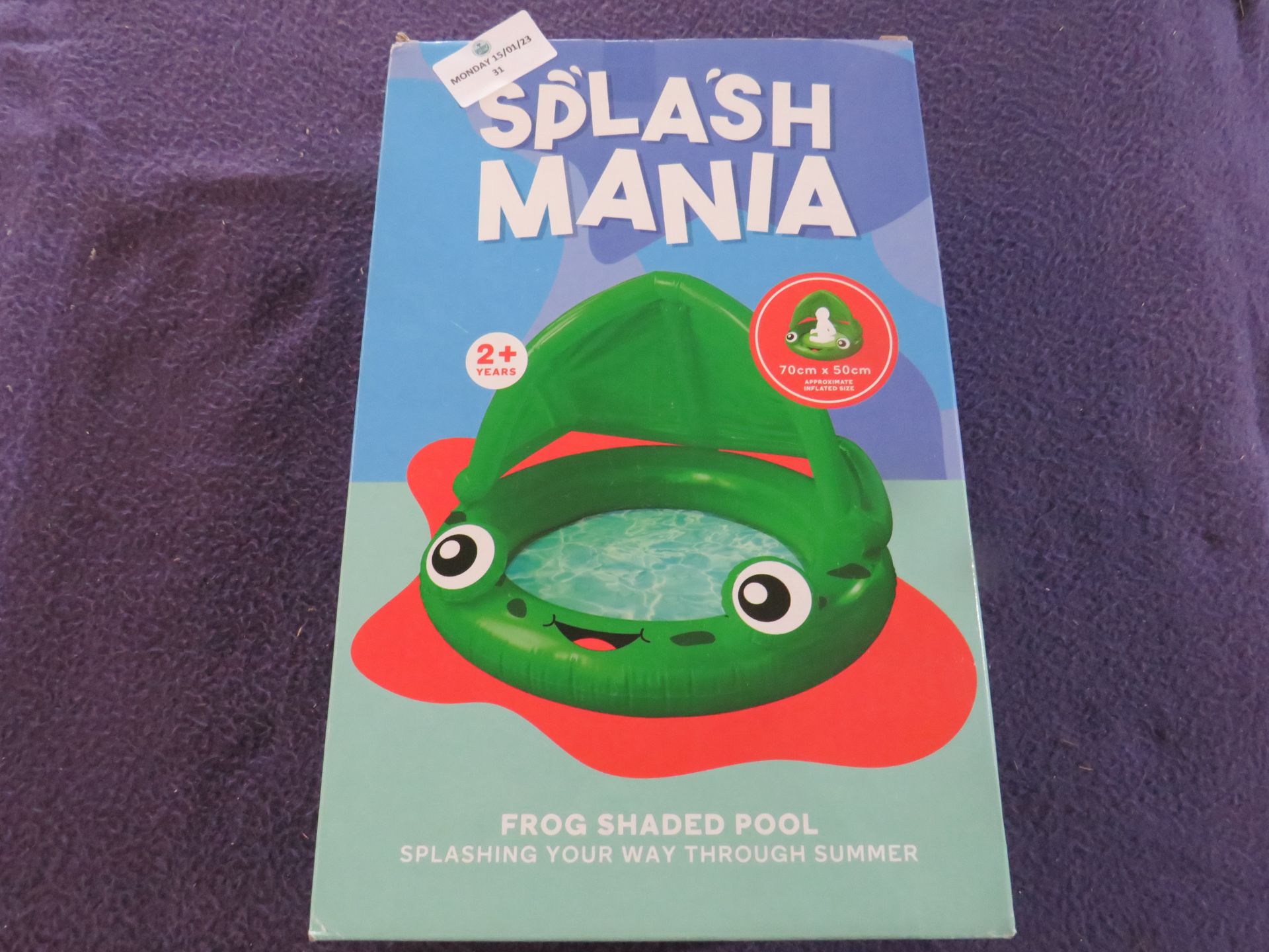 Splash Mania - Frog Shaded Pool - Unchecked & Boxed.