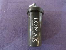 20x Lomax - Black Protein Shaker Bottle's - 600ml - New & Packaged.