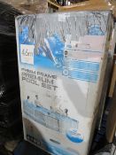 Intex - Round Prism Frame Pool 15' x 48" (4.57M x 1.22M) - Unchecked & Boxed. RRP £650.
