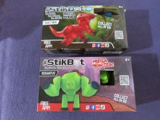 1x Stikbot - Blue Dino T-Rex Animation Toy - Unused & Boxed. 1x Stikbot - Blue Megamonster Animation