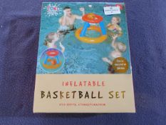 Poolparty - Inflatable Basketball Set - Unchecked & Boxed.
