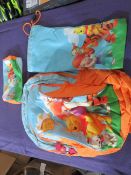 2x Winnie The Pooh - 3-Piece Bag Set ( Backpack, String Bag, Stationary Case ) - New & Packaged.