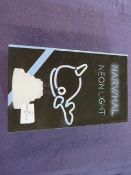 Narwhal - Neon Light - Untested & Boxed.