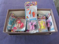 12x My Little Pony - 3D Erasers - Unused & Packaged.