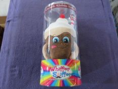 Whiffer Sniffers - Chocolate Milkshake Scented Plush Toy - New & Packaged.
