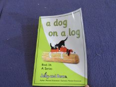 100x Jelly & Bean - A Dog On A Log Book - Unused.