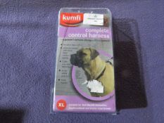 Kumfi - Complete Control Harness - Black - Size XL - New & Packaged.