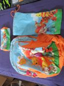 2x Winnie The Pooh - 3-Piece Bag Set ( Backpack, String Bag, Stationary Case ) - New & Packaged.
