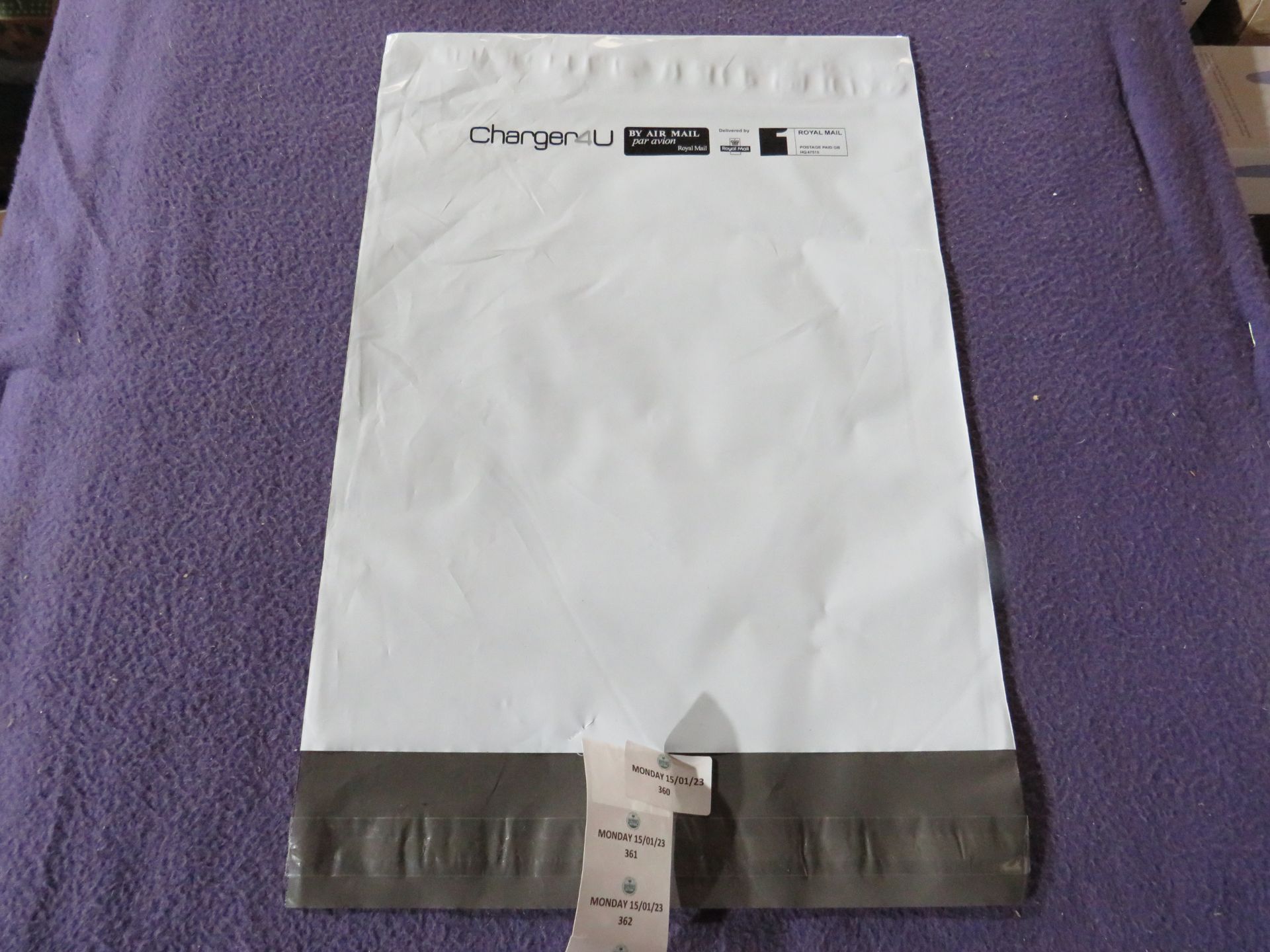 Charger4U - Grey Royal Mail Postage Bags ( 100 Per Pack ) - New & Packaged.
