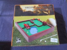 6x Newyork - Executive Mini Desktop Crazy Golf Game - Unused & Boxed.