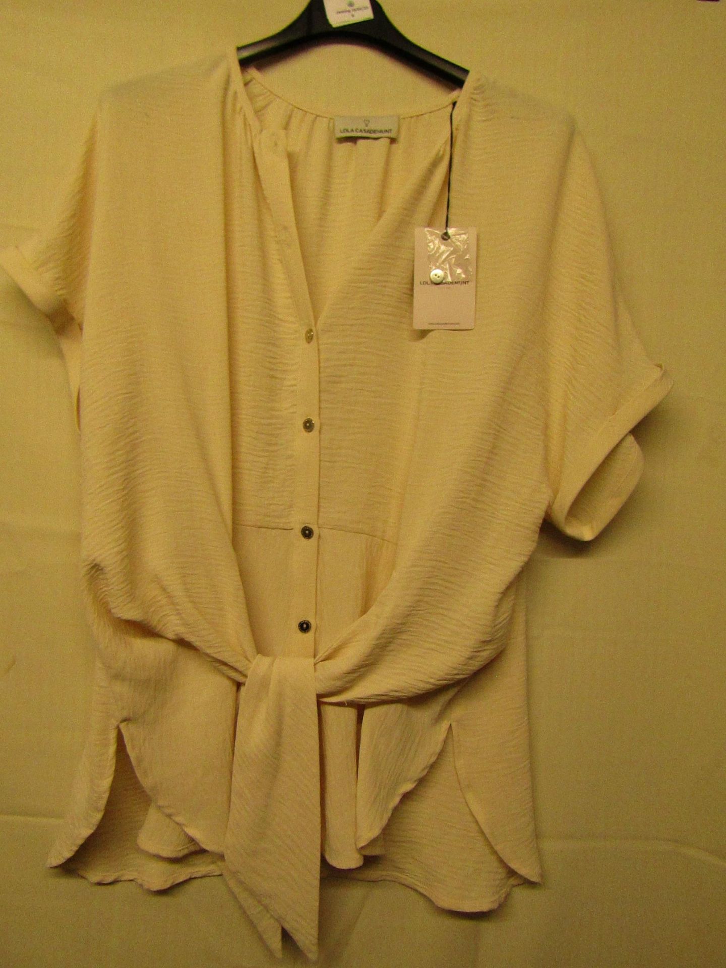 Lola Casademunt Top Beige Size S Unworn No Tags