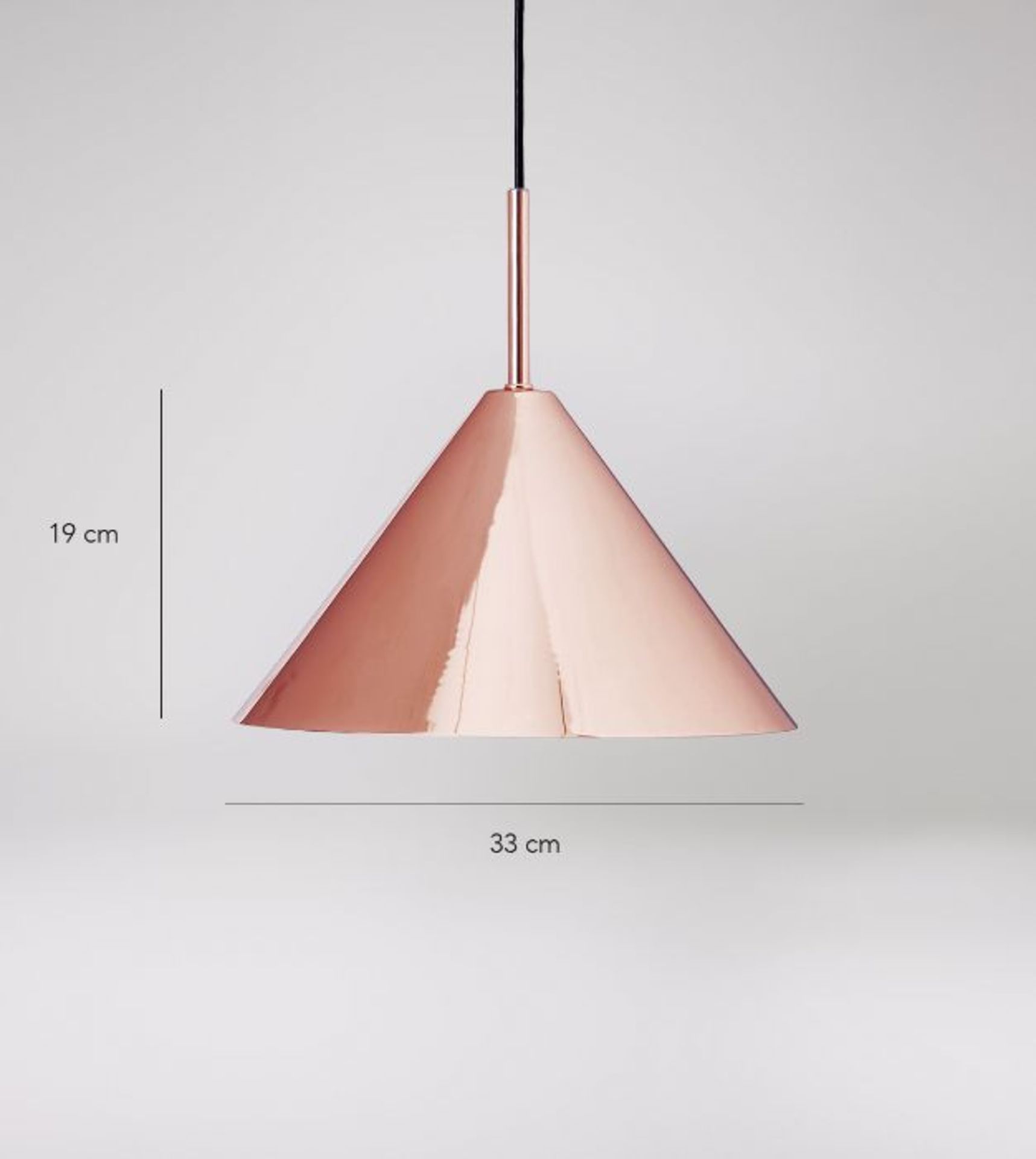 Swoon Joey Large Pendant in Copper RRP £59.00 SKU SWO-GW-joeypendantlargecopper-A+ PID SWO-GW-19660 - Image 6 of 6