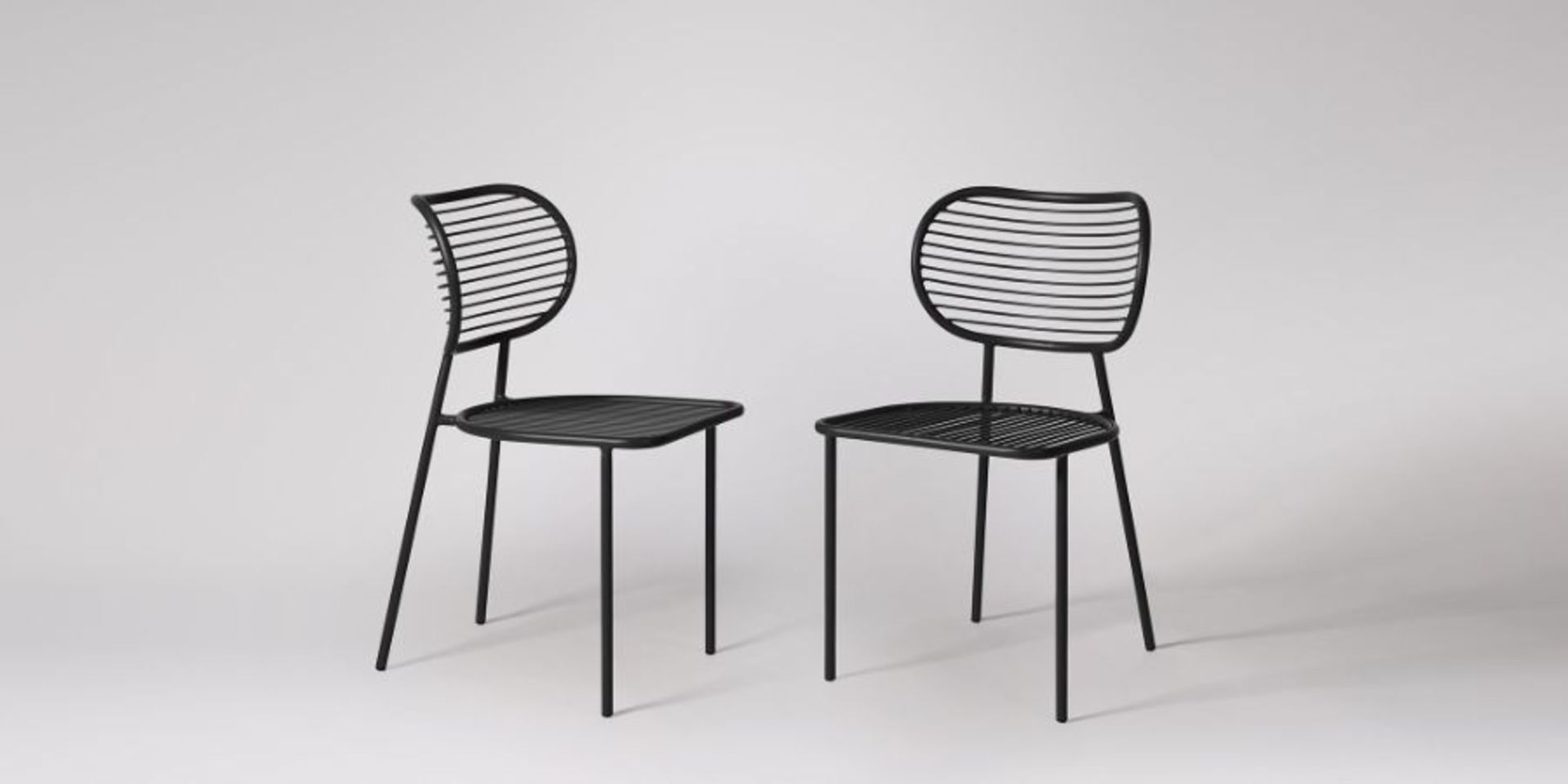 Swoon Upton Dining Chair in Matte Black RRP £199.00 (PLT PBPLT14) SKU SWO-GW-uptondinchairbla-A+ PID - Image 2 of 8