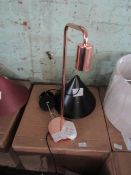 Lot 169 is for 2 Items from Heals total RRP Â£159 Lot includes: Heals Bristol Table Lamp Copper