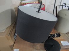 Heals Black Dome Ceiling Light, Good Condition, Viewing Advised.