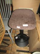 Cox & Cox Faux Leather Counter Stool Brown RRP Â£150.00 SKU COX-AP-1220927 PID COX-AP-00960 A