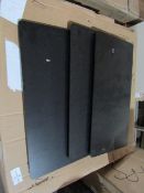 Heals Pack Of 3 Black Sliding Doors For Different Trains RRP Â£425.00 Pack Of 3 Black Sliding