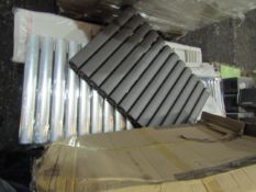 1x Pallet Containing Approx 7 Various Designer Radiators - May Have Dents Present.