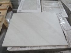 A pallet of 48x packs of 10 Johnsons Tiles 360x275mm Grassmere slate grey matt wall and floor tiles,