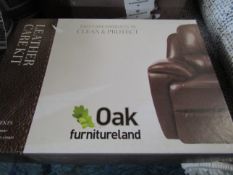 Oak Furnitureland Leather Care Kit RRP Â£24.99Keep all your leather furniture looking as good as the
