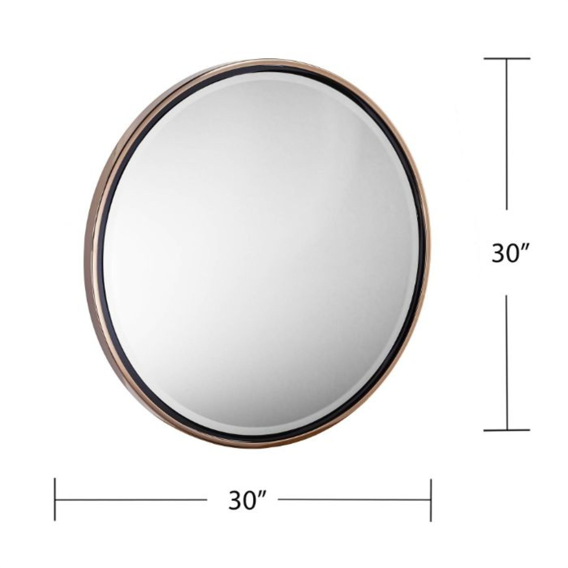 SEI Furniture Holly & Martin Wais Round Wall Mirror RRP £137.99 - Image 8 of 8