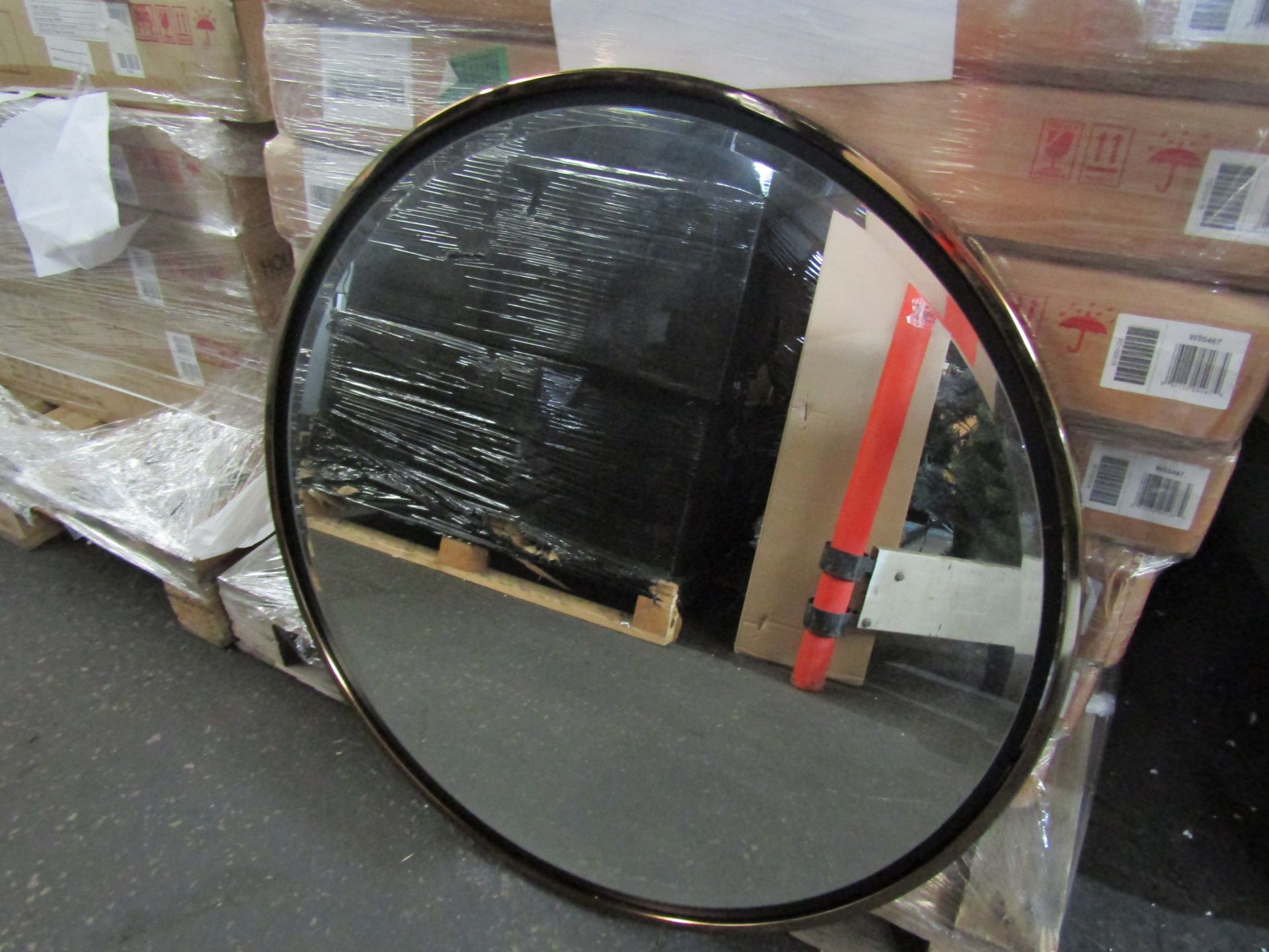 SEI Furniture Holly & Martin Wais Round Wall Mirror RRP £137.99