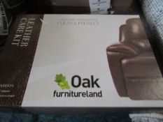 Oak Furnitureland Leather Care Kit RRP Â£24.99 Keep all your leather furniture looking as good as