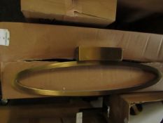 Chelsom - Brushed Brass LED Halo Wall Light - New & Boxed.