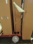 Chelsom - Adjustable LED Floor Lamp - Chrome With Cream Shade - MT/13/FS/IV/C - New & Boxed.