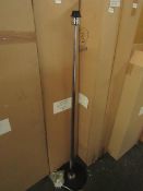 Chelsom - Chrome & Black Floor Lamp - No Shade Included - Good Condition & Boxed.