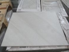 A pallet of 48x packs of 10 Johnsons Tiles 360x275mm Grassmere slate grey matt wall and floor tiles,