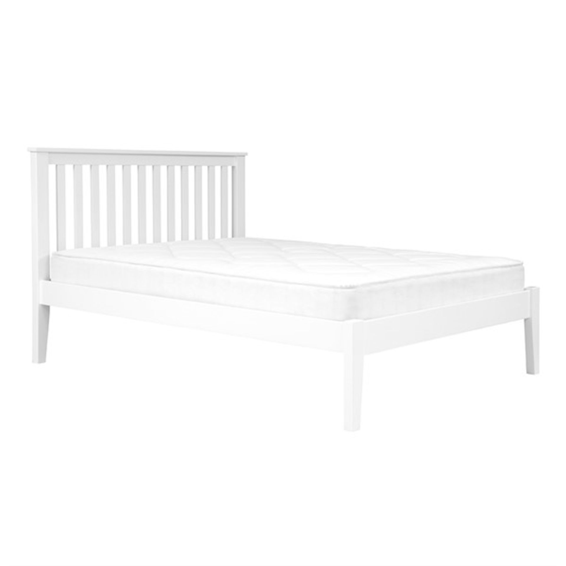 Cotswold Company Pensham Pure White 4ft Small Double Bed RRP ô?350.00For a smaller bedroom or