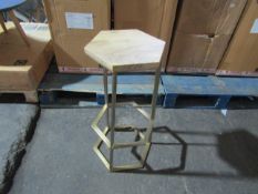 Swoon Coombes Stool in Natural Mango RRP £119 SKU SWO-GW-coombesstoolnatman-A+ PID SWO-GW-19569