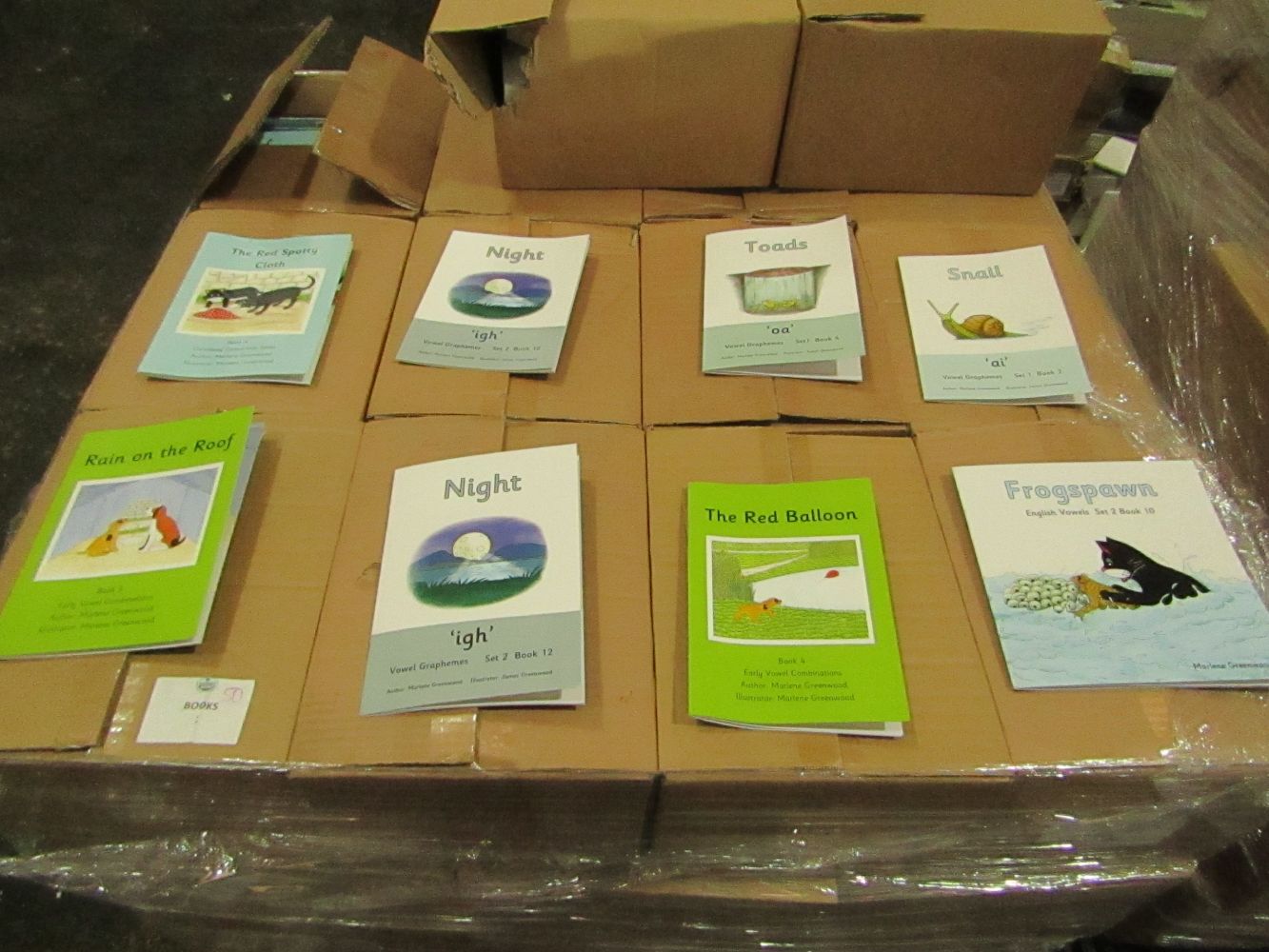 Pallets of Childrens educational reading books from Jelly and Bean