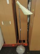 Chelsom - Adjustable LED Floor Lamp - Chrome With Cream Shade - MT/13/FS/IV/C - New & Boxed.