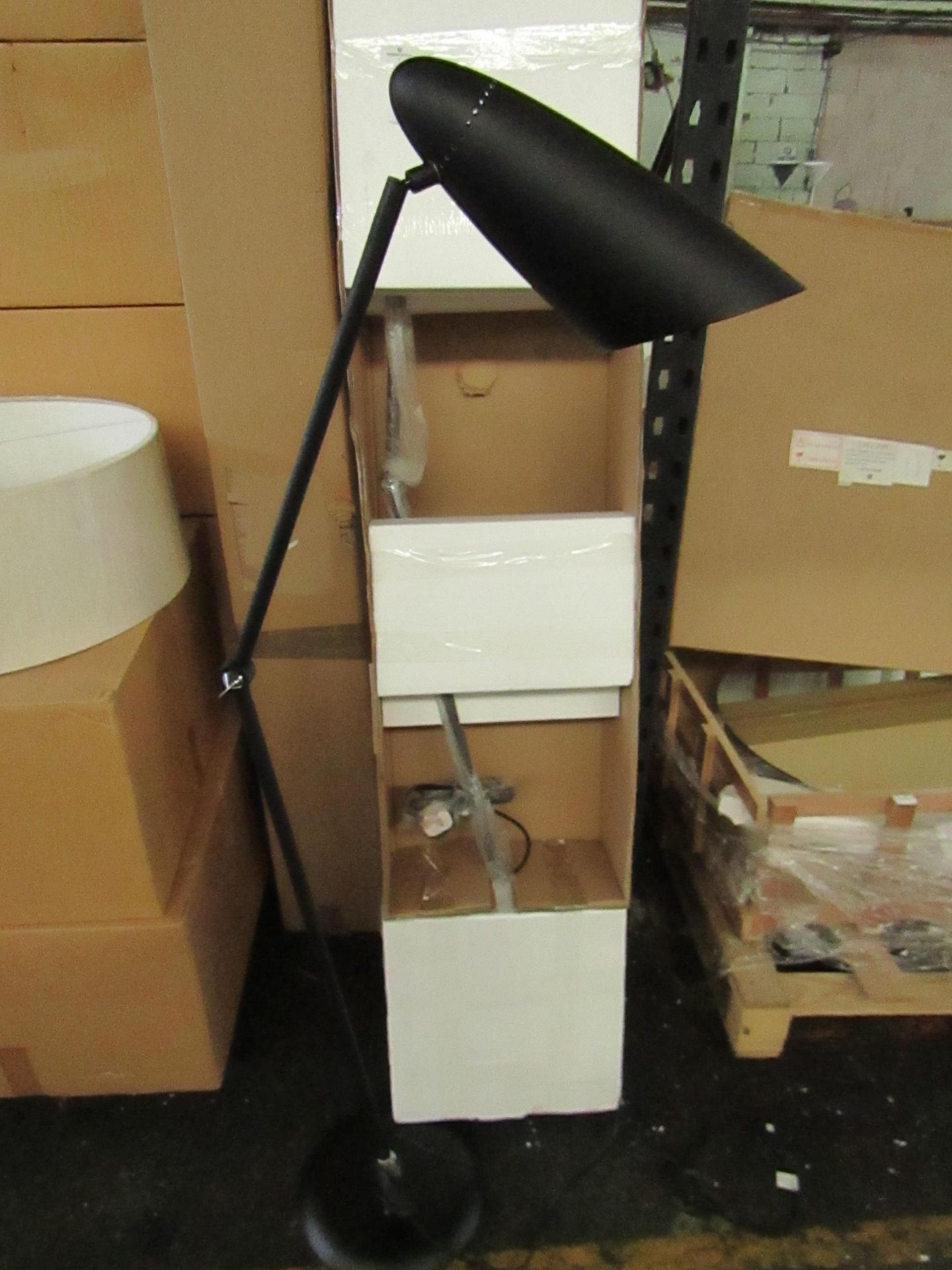 Chelsom - Adjustable LED Floor Lamp - Black / BU/8/FS/BL/C - New & Boxed.