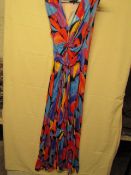 Kaleidoscope Dress Multi-Coloured Size 10 Unworn Sample