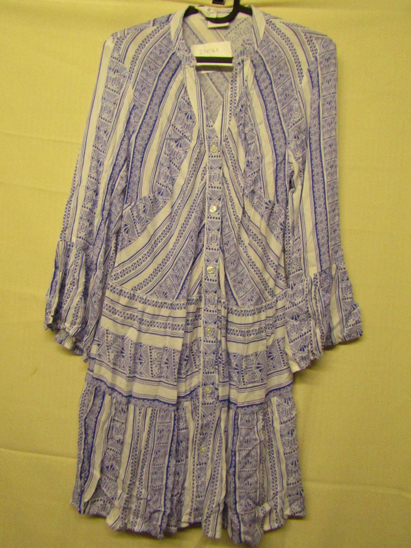 Together Blue Print Dress/Top Sze Approx 12 Unworn Sample