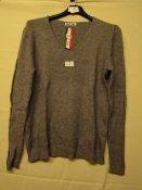 Nouva Moda Jumper Grey Approx Size M New & Packaged