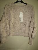 1 X Raymon Cropped Jumper Cream Approx Size S/M New & Packaged